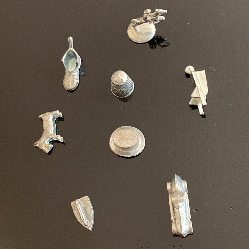 Vintage Monopoly Tokens Games
